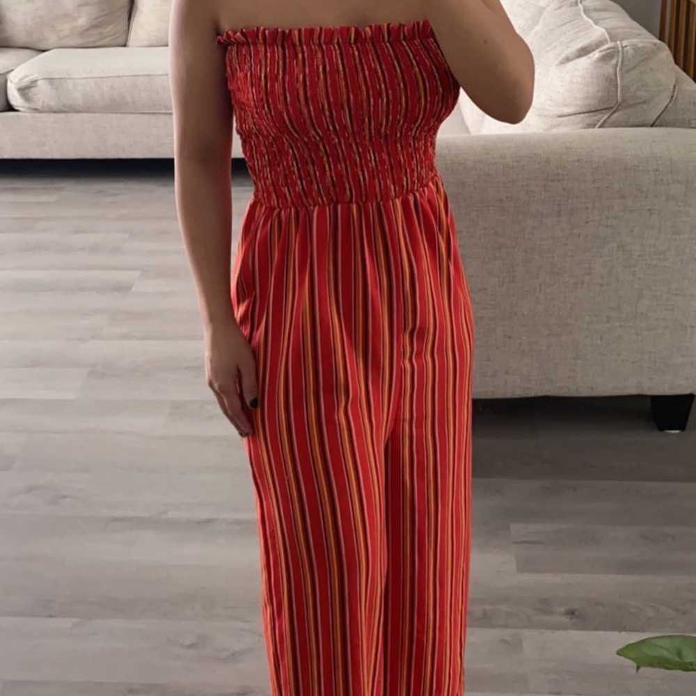 Charlotte Russe floor length romper